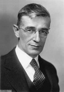 Picture of Vannevar Bush, taken from Atomic Heritage's website